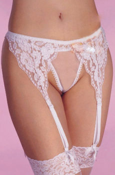 Lace Garter with Thong