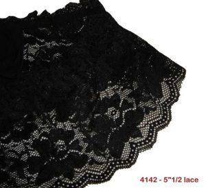 Black Lace Off-shoulder Top Thong Set