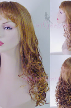 Sexy Curly Honey Blonde Wigs